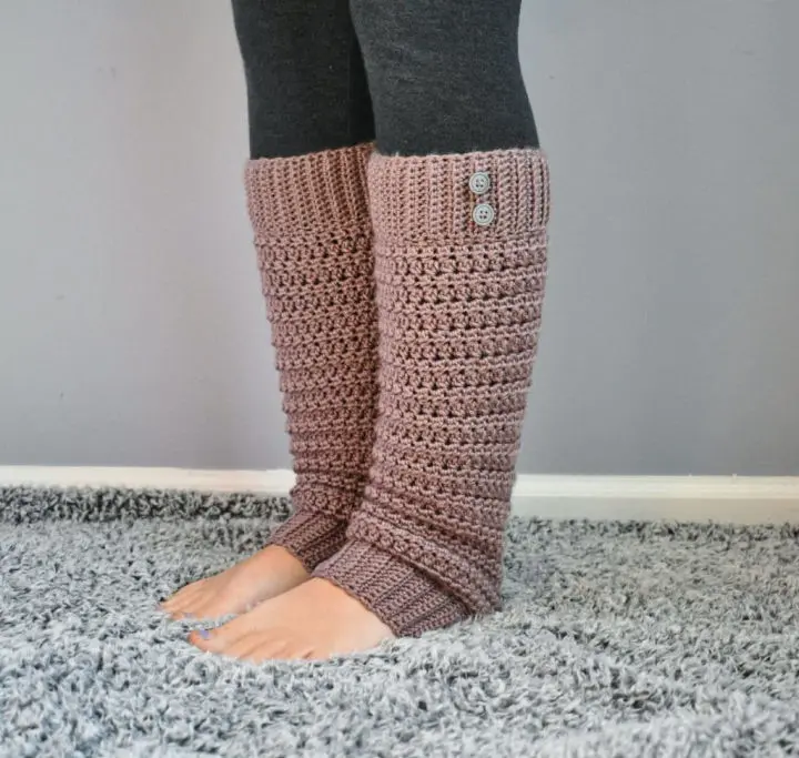 Crochet Slouchy Legwarmers Free Pattern