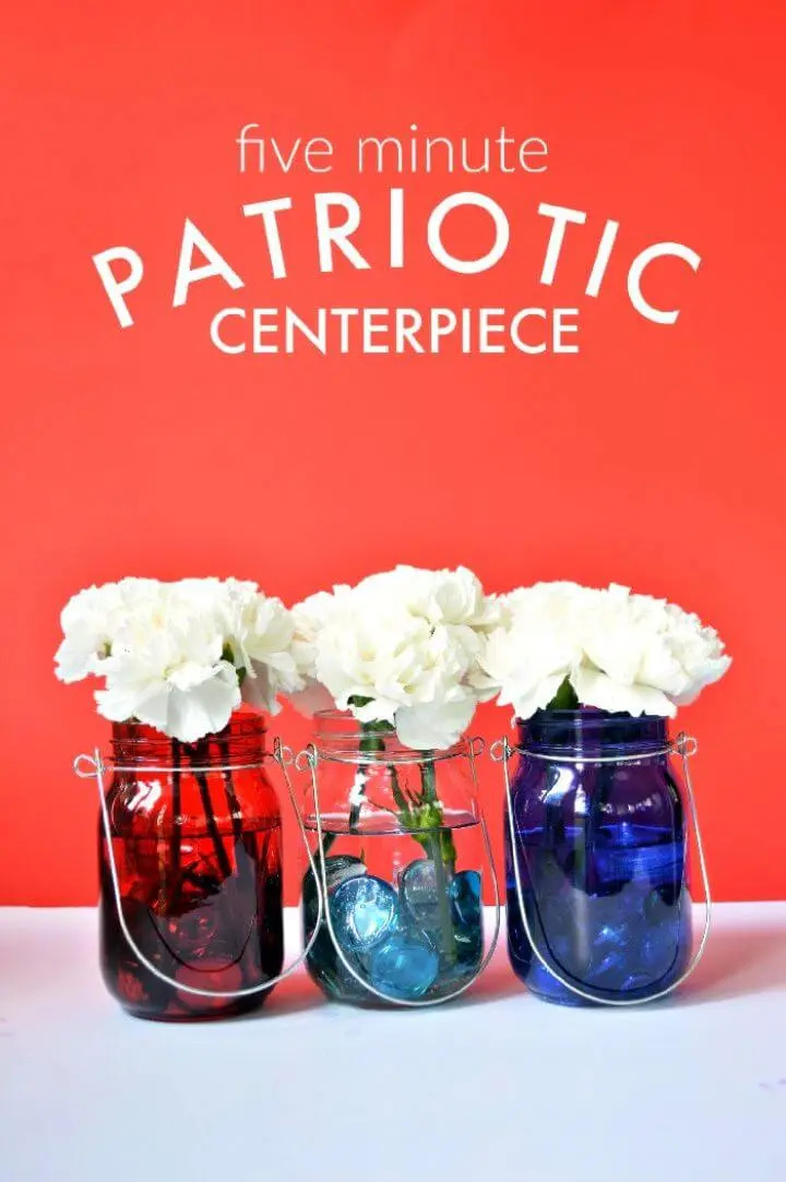 5 Minute Patriotic Centerpiece