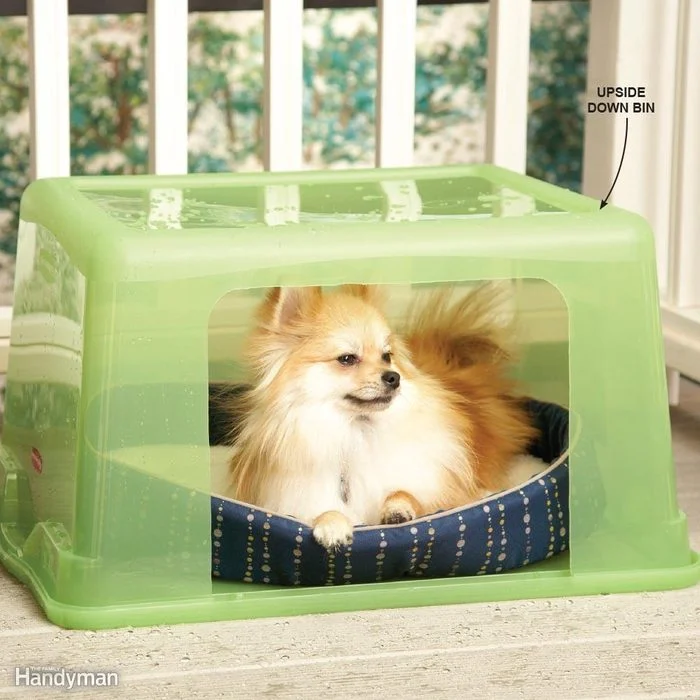 DIY Rainy-Day Doghouse