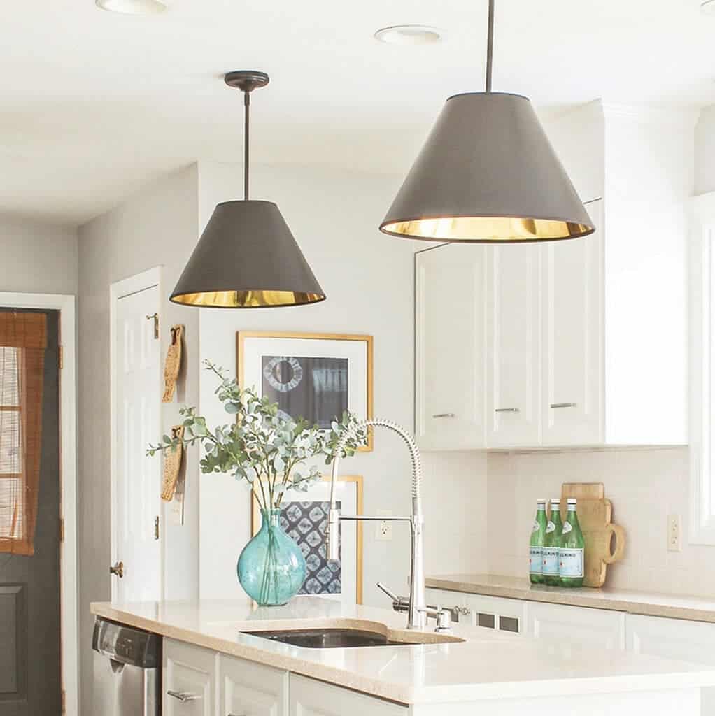 DIY Cone Pendant Lights