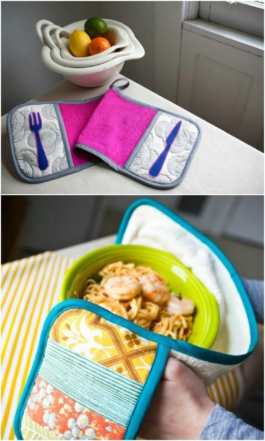 DIY Double Pot Holder With Handles