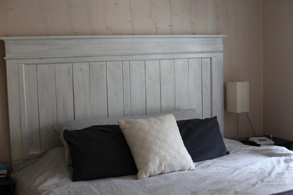 DIY Farmhouse Headboard