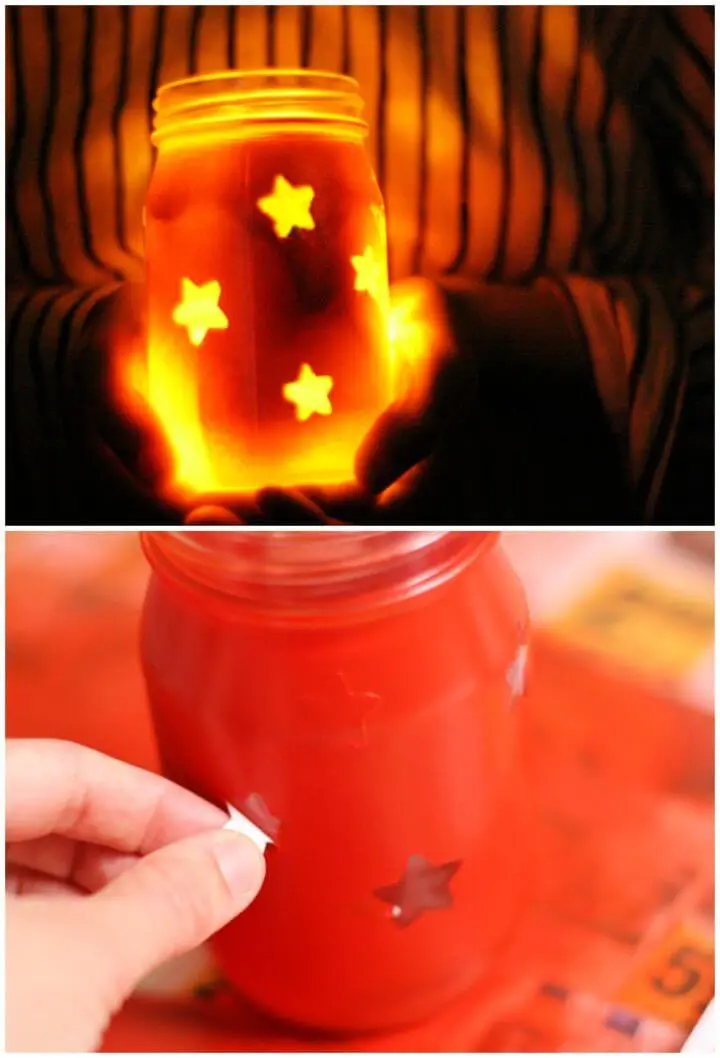 Fourth of July Star Jars