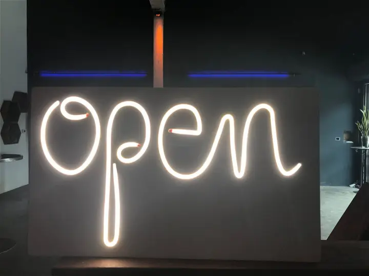 DIY LED-Based Neon Open Sign