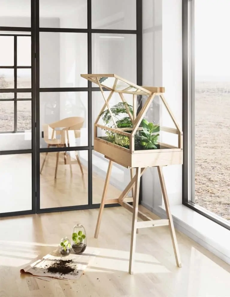 DIY Minimalist Indoor Greenhouse