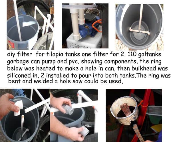 DIY Pond Filter Using a Garbage Can