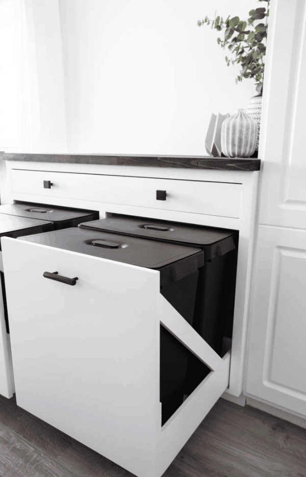18 Smart DIY Trash Can Cabinet Ideas for Neat and Tidy Spaces