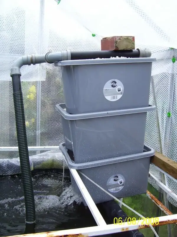 DIY Shower Pond Filter