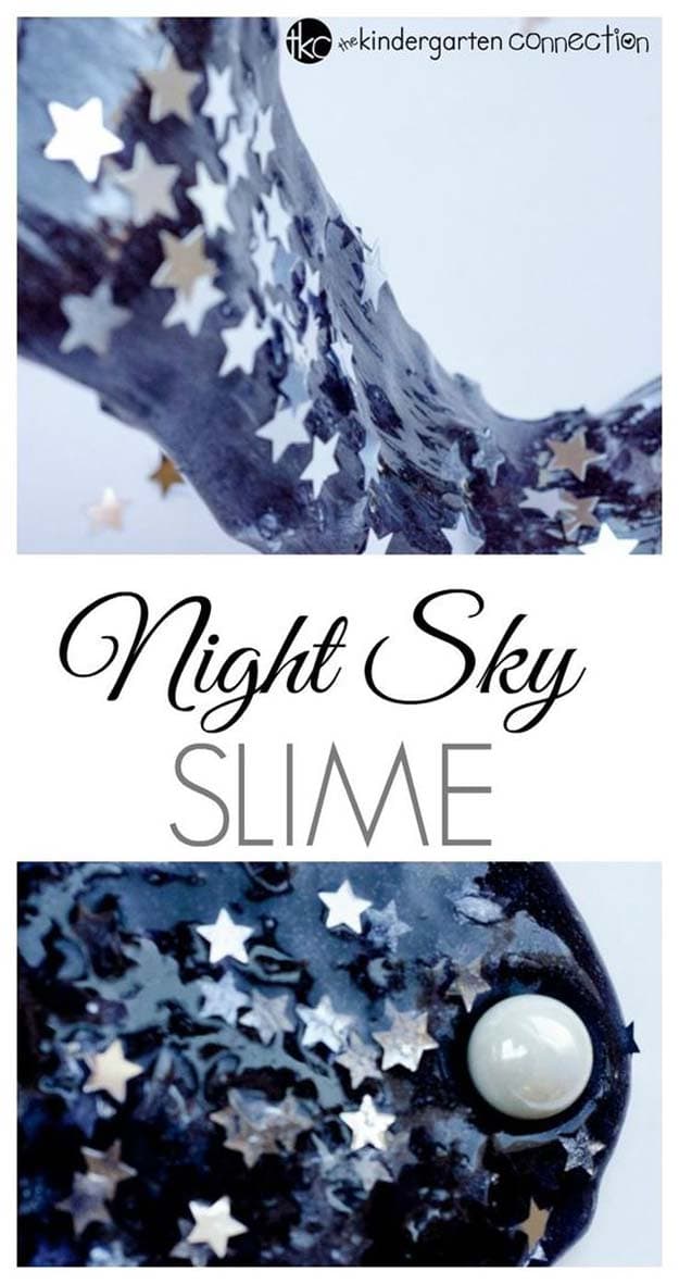 DIY Starry Night Sky Slime