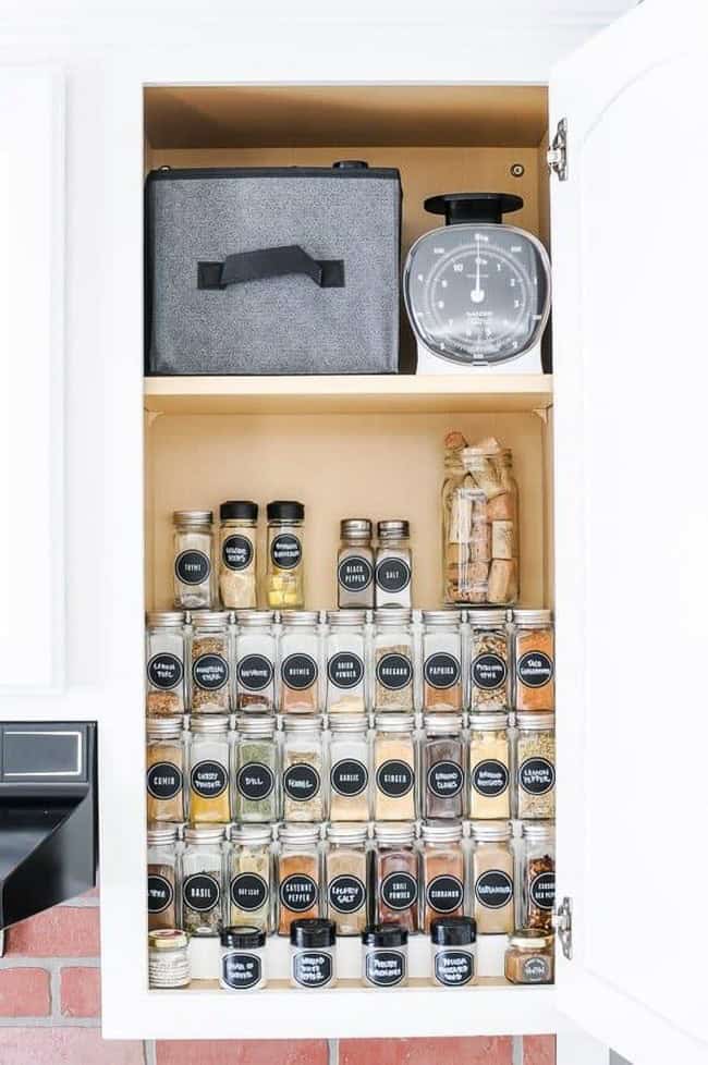 DIY Tiered Spice Rack 