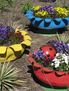 DIY Tire Planter