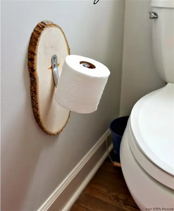 DIY Toilet Tissue Holder
