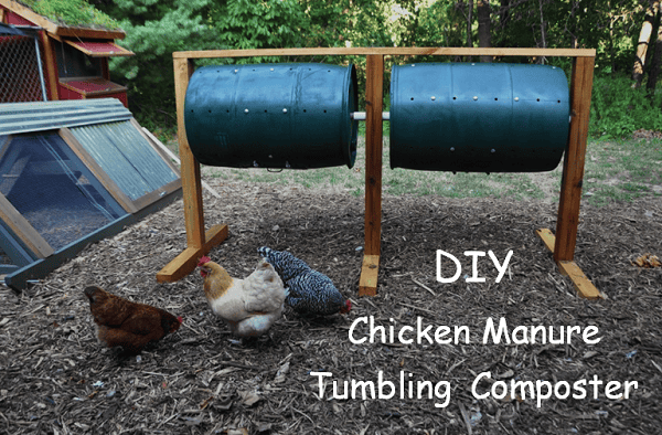DIY Tumbling Composter for Chicken Manure