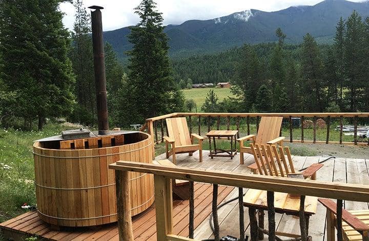 DIY Wood Fired Cedar Hot Tub