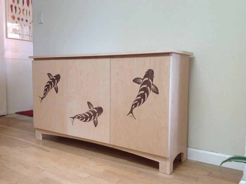 DIY Wood Sideboard Design