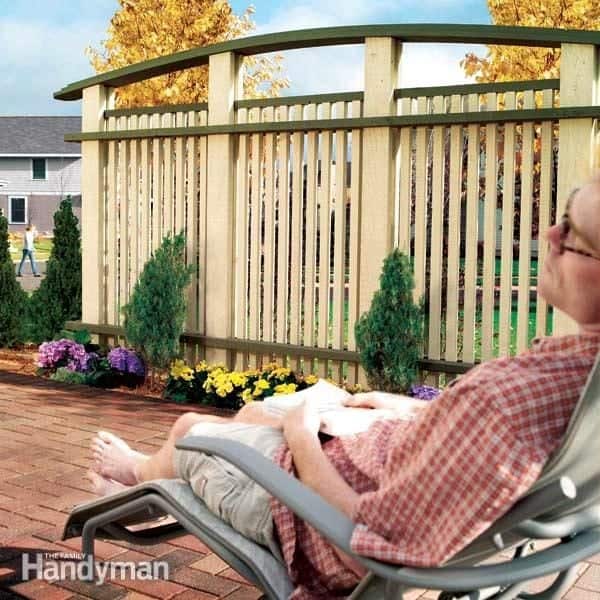 Construct a Patio Privacy Screen