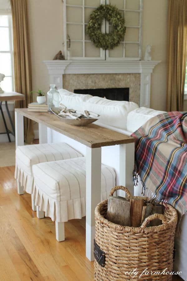 22 DIY Sofa Table Ideas: Creative and Practical Designs for Your Living ...