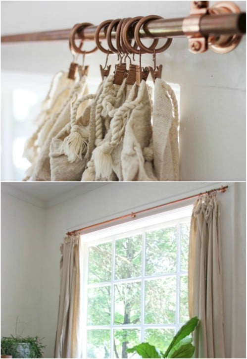 16 Creative DIY Curtain Rods and Hooks Designs for Every Room