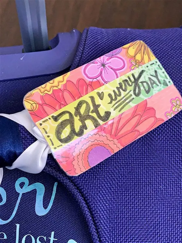 Easy DIY Luggage Tags