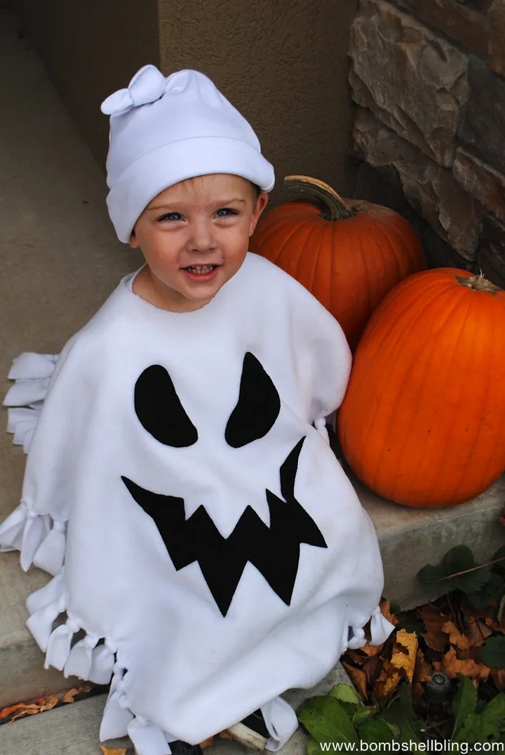 Easy No-Sew Ghost Costume