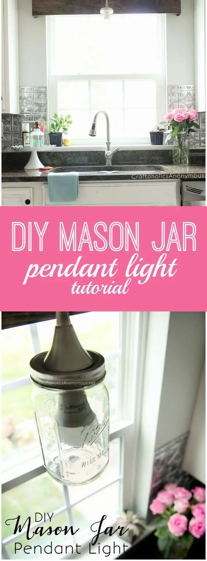 Easy Pendant Light Tutorial