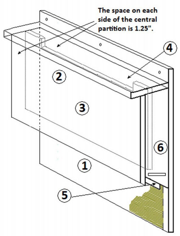 Easy To Adjust Bat House Dimension Plan