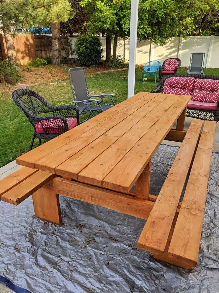 Extra Large Modern Picnic Table