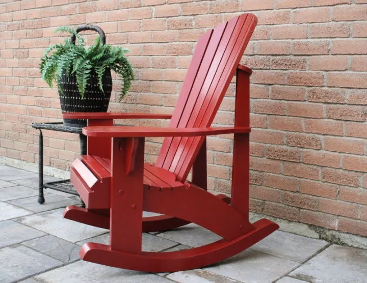 Free Adirondack Rocking Chair Plan