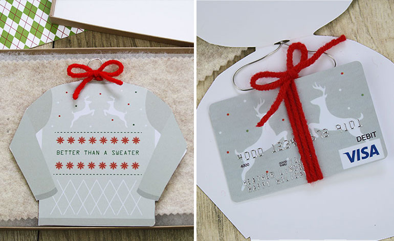 Gift Card Ugly Sweater Holder