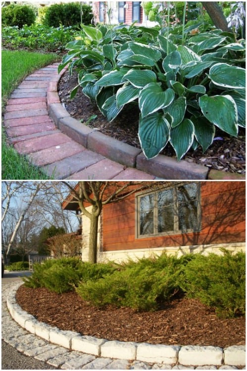 Gorgeous DIY Cobblestone Edging