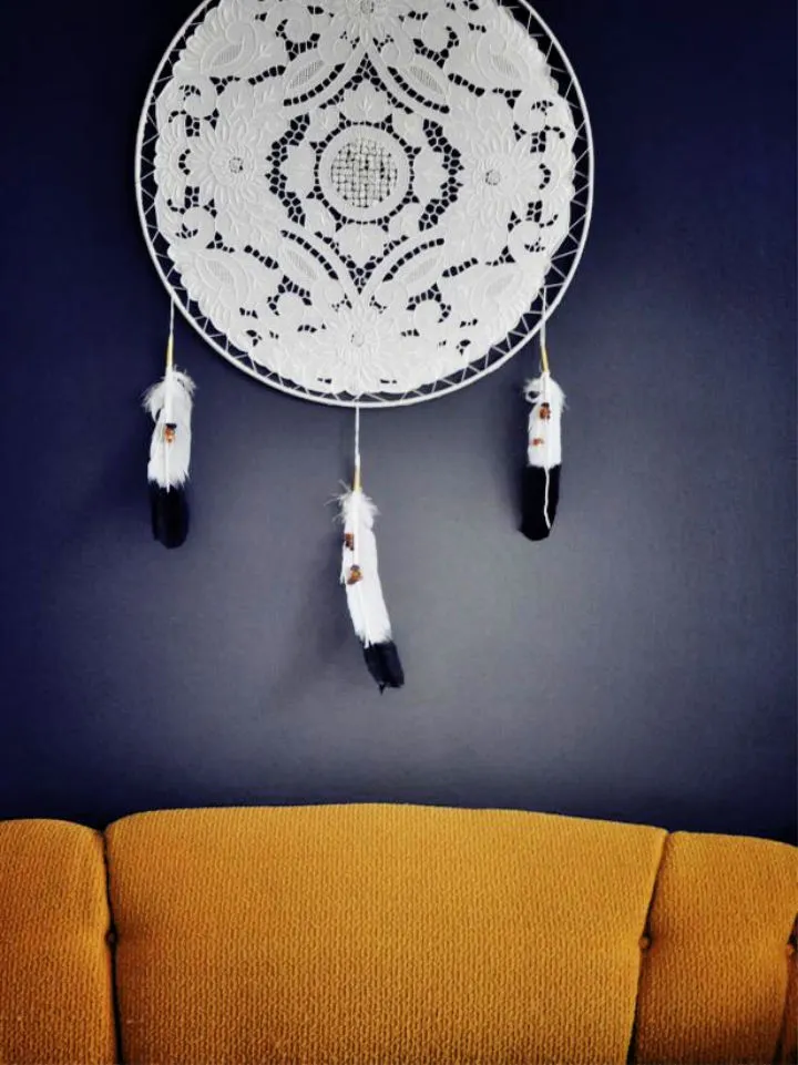Handmade Doily Dream Catcher