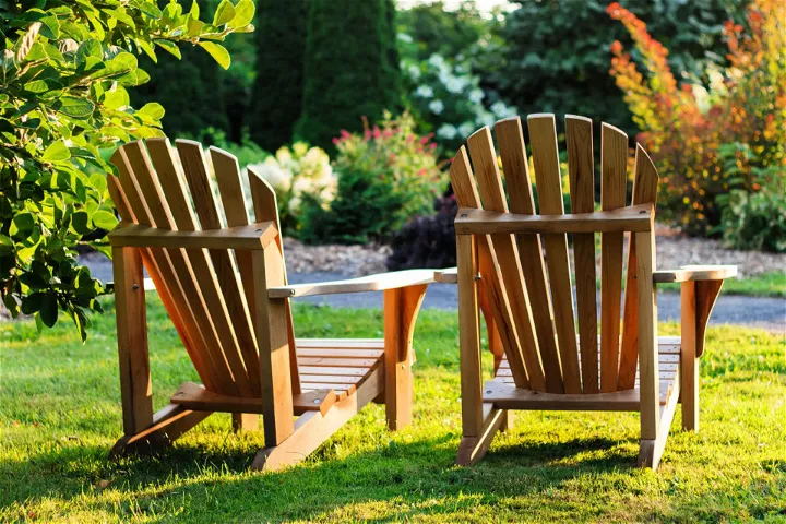Homemade Adirondack Chair
