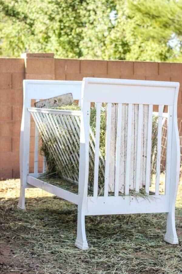 Homemade Goat Hay Feeder