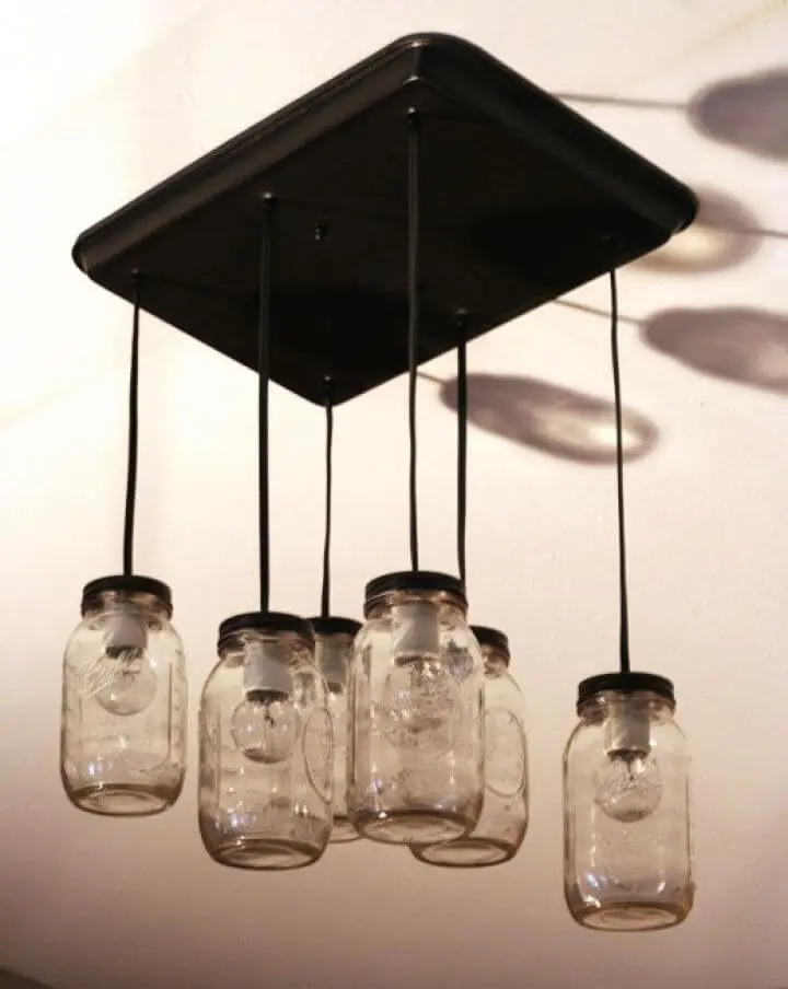 Mason Jar Pendant Light