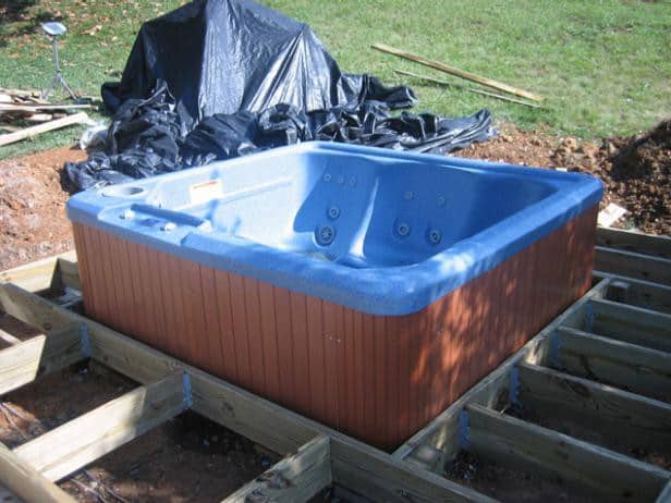How To Install A Hot Tub On A Deck