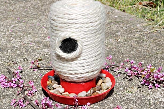 How to Make a DIY Bee Feeder with a Mason Jar