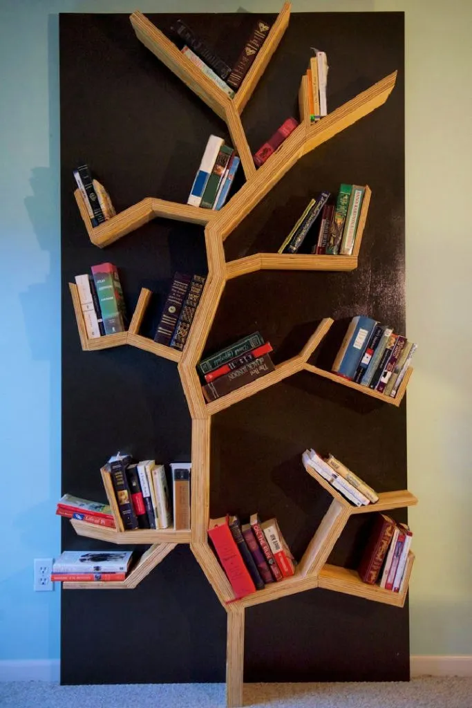 How to Build a Tree Bookshelf