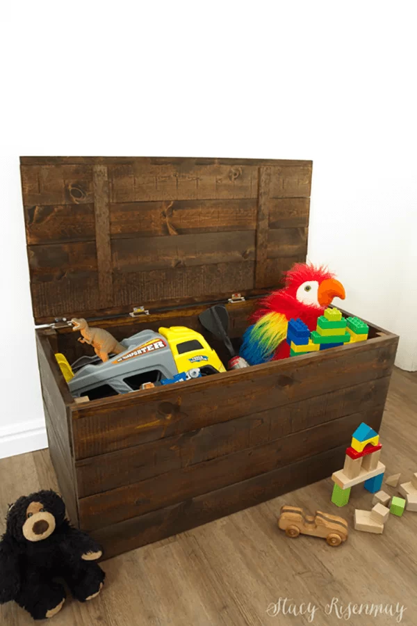 Large Wooden Storage Box for Toys