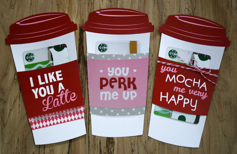 Latte Gift Card Holder