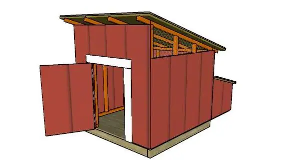 Lean-To Duck House
