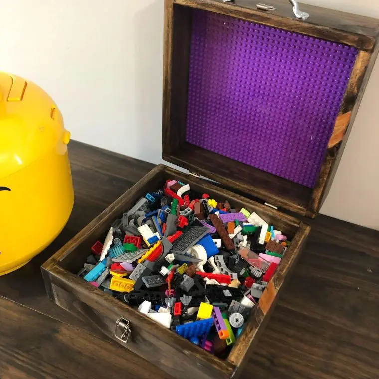 Magical Wooden Lego Travel Case