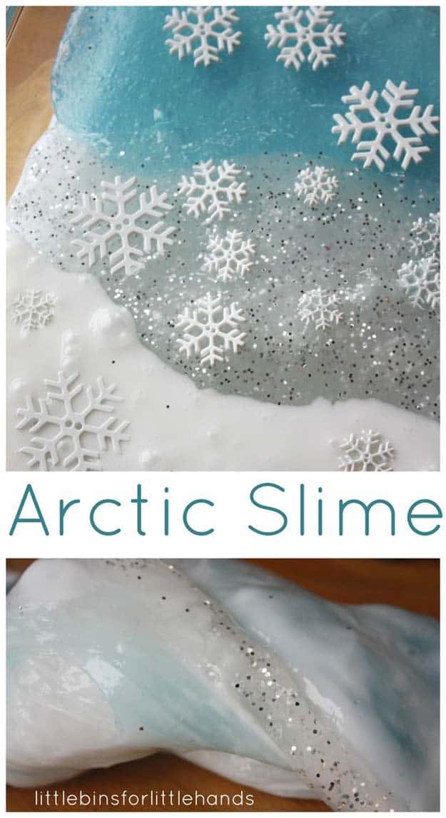 Make Your Own Arctic Slime Winter