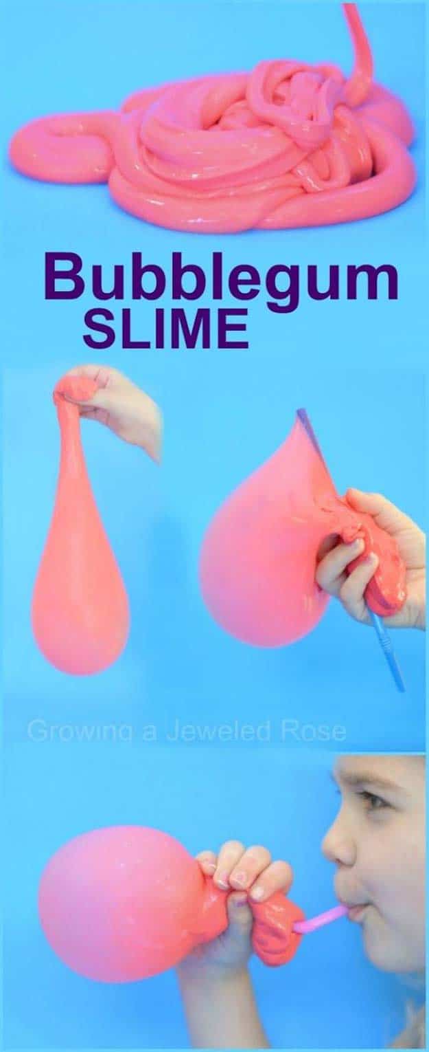 Make Your Own Bubblegum Slime