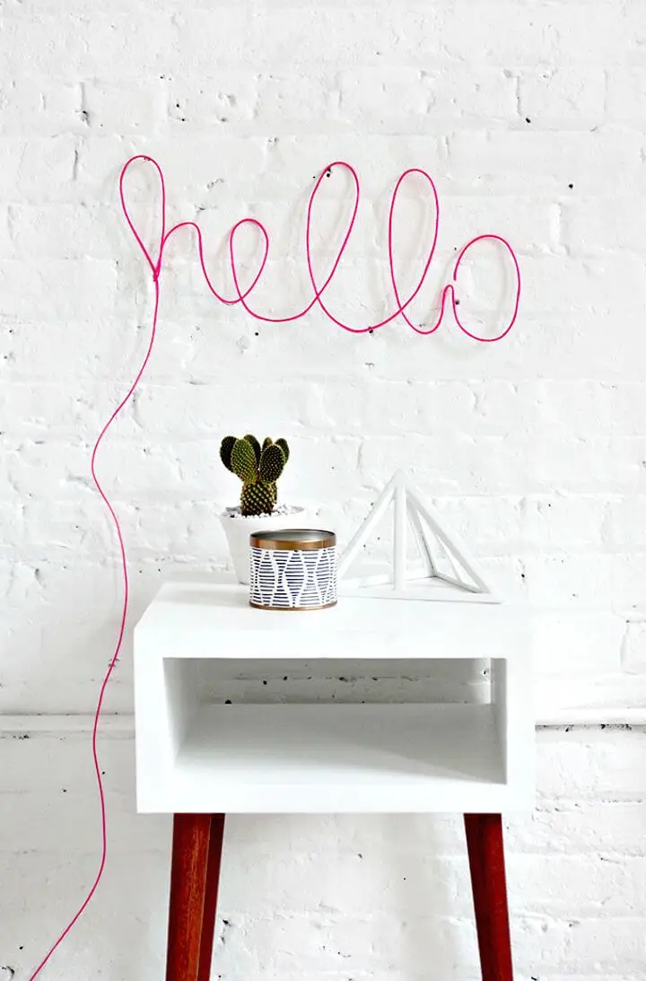 Make Your Own Neon Letter Light