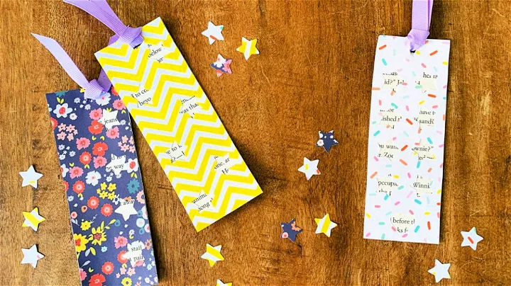Make Your Own Paper Bookmarks