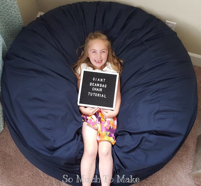 Make a Giant Bean Bag Chair