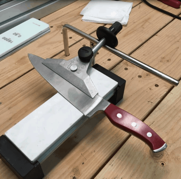 Makeshift Knife Sharpening Jig