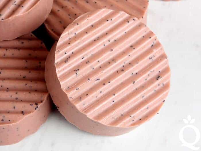 Making Rosehip Melt and Pour Soap from Soap Queen