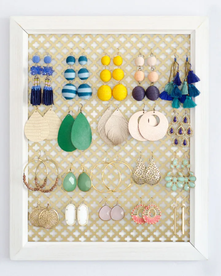 Making a Dangle Earring Organizer