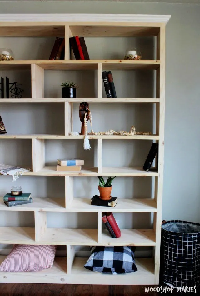Making a Wooden Bookshelf Step-By-Step Instructions